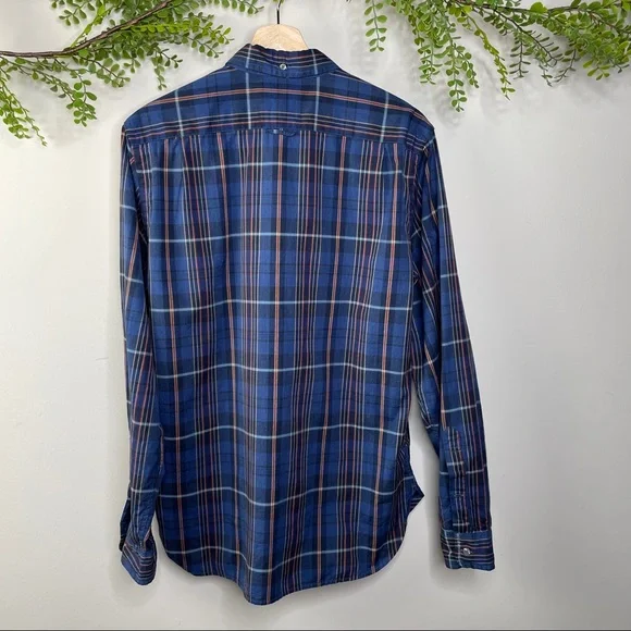 Lacoste plaid 2 pack shirt bundle - sz 38 (small, neck 14.5) - Picture 9 of 13